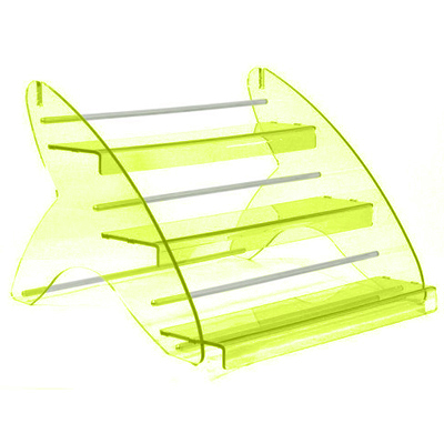 Espositore in plexiglass Avatar verde fluo