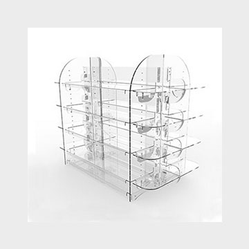 Plexiglass Gondola display stand